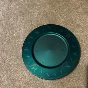 Tupperware designer Christmas snowflake plates